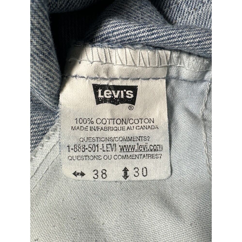 Levi Strauss Co Mens Jeans‎ 38x30 Light Wash Straight Fit Denim Pants - Picture 7 of 8